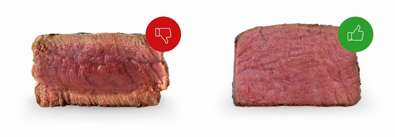 Steak - Traditional cooking versus sous vide